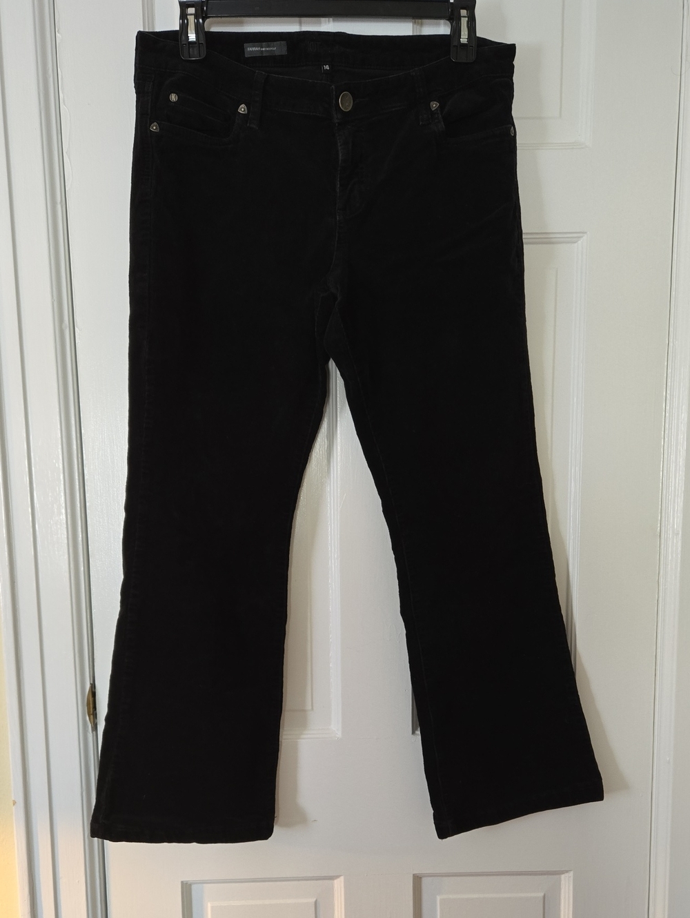 Kut Women’s Black Corduroy Bootcut Pants